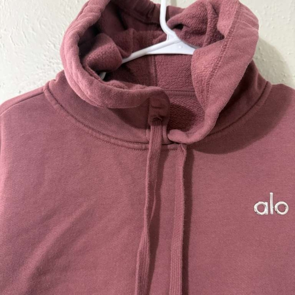 ALO Yoga Women's Mauve Hoodie - Picture 9 of 9